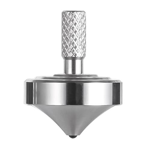 CHEETOP Stainless Steel Spinning Top Precision Mini Desktop Gyroscope Kill Time Reduce Stress ADHD Toys Perfect Balance Gyro Style 3 - Image 1
