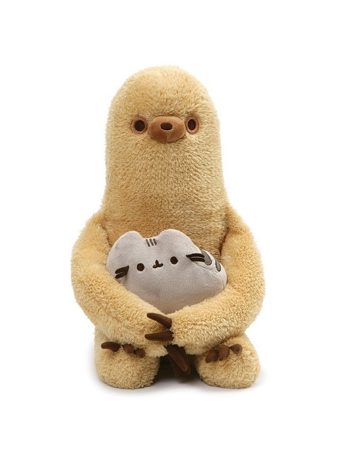 GUND Pusheen with Sloth Plush Stuffed Animal, Set of 2, 13" - Image 1