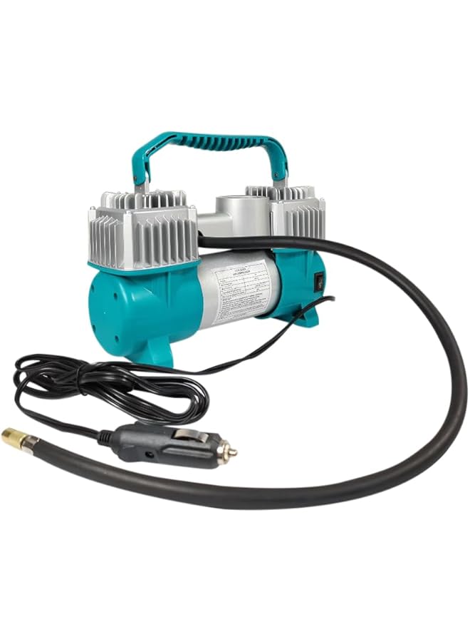 erorex 2 Cylinder Air Compressor With Light 150 Psi Max Pressure 12V Portable With Dual Stainless Steel Cylinders Quick Coupling Built In Thermal Overload Protection Ideal For Off Road Tires - Image 3