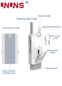 UNUNS Electronic Cleaning Kit,8-in-1 Cleaning Brush For Airpods Pro 1 2 3,Keyboard Cleaner,Laptop Keyboard Cleaning,Screen Cleaner,Multi-Function Cleaning Equipment For Headset/Phone/Keypad/Tablets  - Image 2