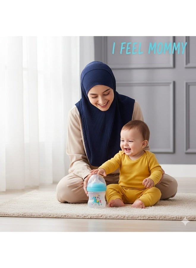 Momeasy 4oz/120ML Wide Neck Feeding Bottle 47604 Green - Image 2