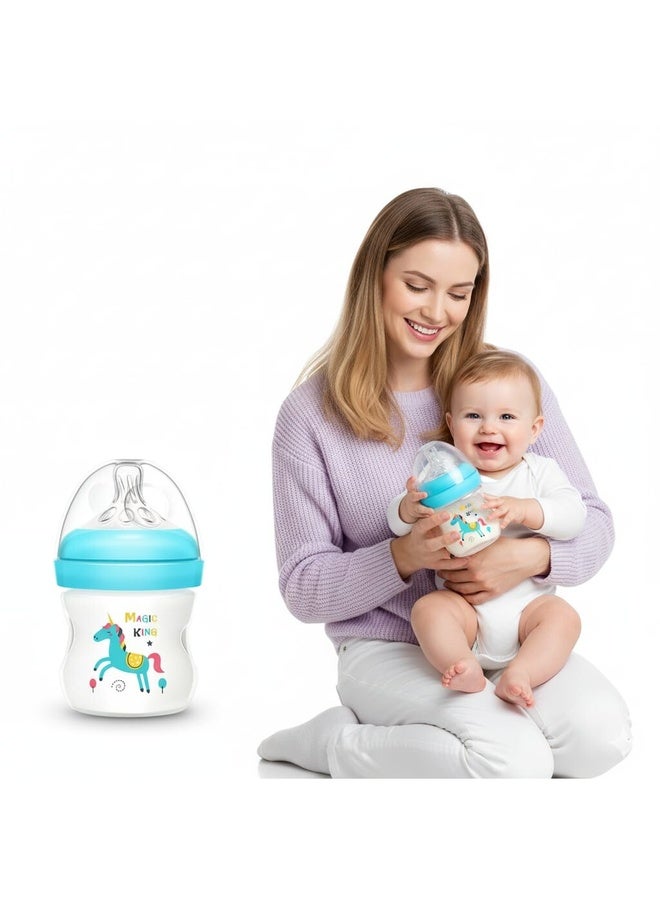 Momeasy 4oz/120ML Wide Neck Feeding Bottle 47604 Green - Image 3