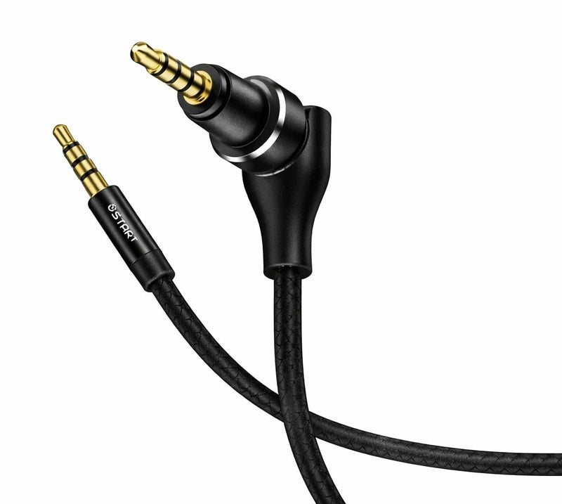 ST-392 AUX Audio Cable 3.5mm Male to Male High Fidelity Stable Signal Car Speaker Headphones Compatible
