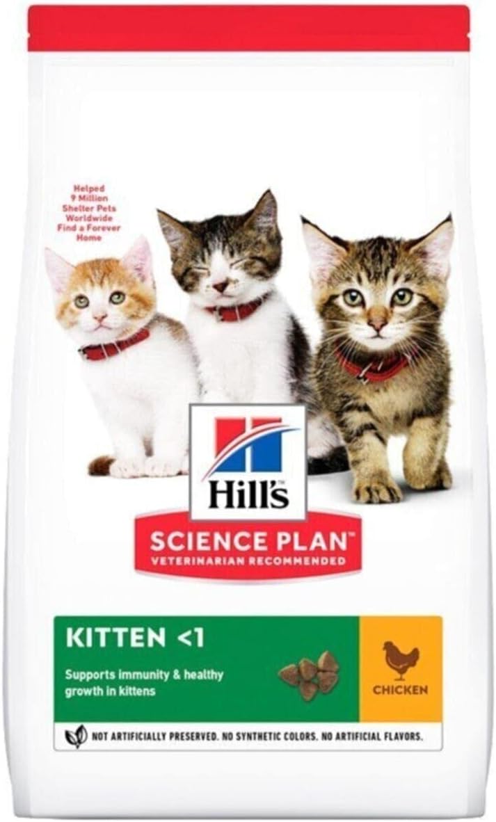 Hill's Science Plan Kitten Dry Cat Food with Chicken - 7KG for Healthy Growth - Image 1