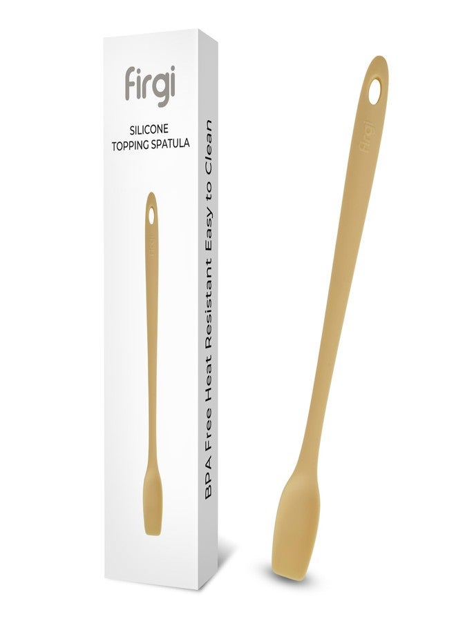 Firgi Cooking Spoon (ButterYelllow_Topping, Large) - Image 1