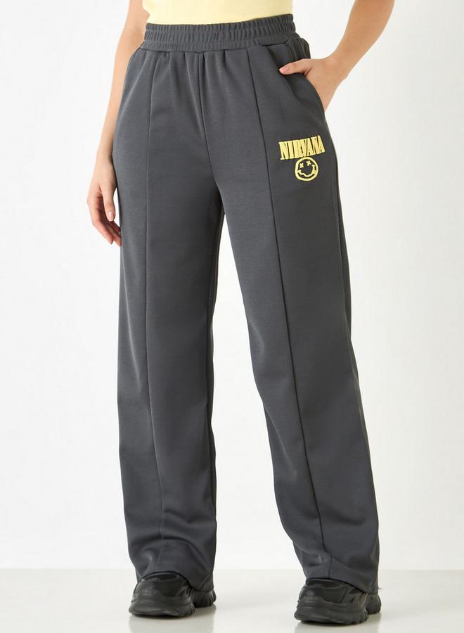 SP Characters Nirvana Print Pants with Pockets and Elasticated Waistband - Image 1