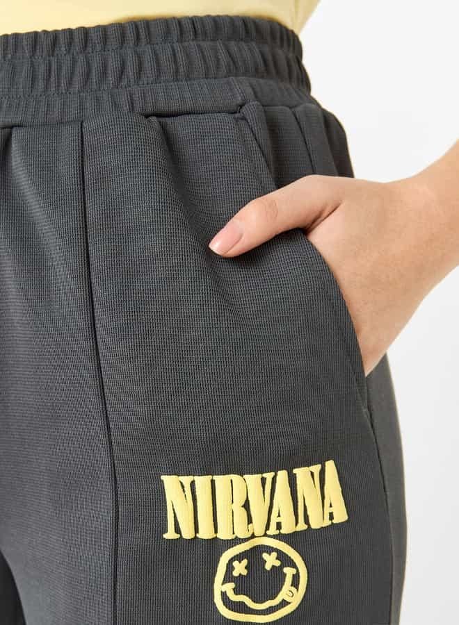 SP Characters Nirvana Print Pants with Pockets and Elasticated Waistband - Image 4