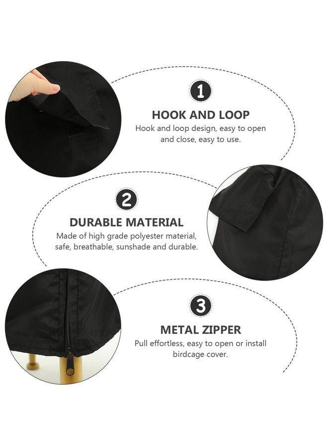 بو بيت بوب أغطية أقفاص الطيور من POPETPOP للاستخدام الليلي - غطاء قفص الطيور، غطاء قفص الببغاء، غطاء قفص الطيور القابل للتنفس، غطاء قفص الطيور القابل للغسل، غطاء قفص الحيوانات الأليفة، غطاء قفص الببغاء - Image 3