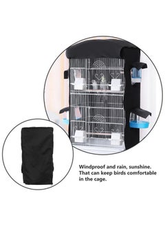 POPETPOP POPETPOP Bird Cage Covers for Night - Birdcage Cover Parrot Cage Cover Breathable Washable Birds Cage Cover Protector Pet Cage Cover Parakeet Cage Cover  - Image 4
