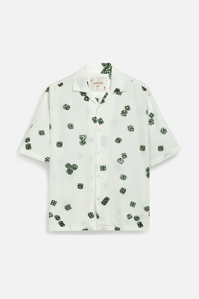 SNITCH قميص فاخر بطبعة ملك القلوب بالنرد