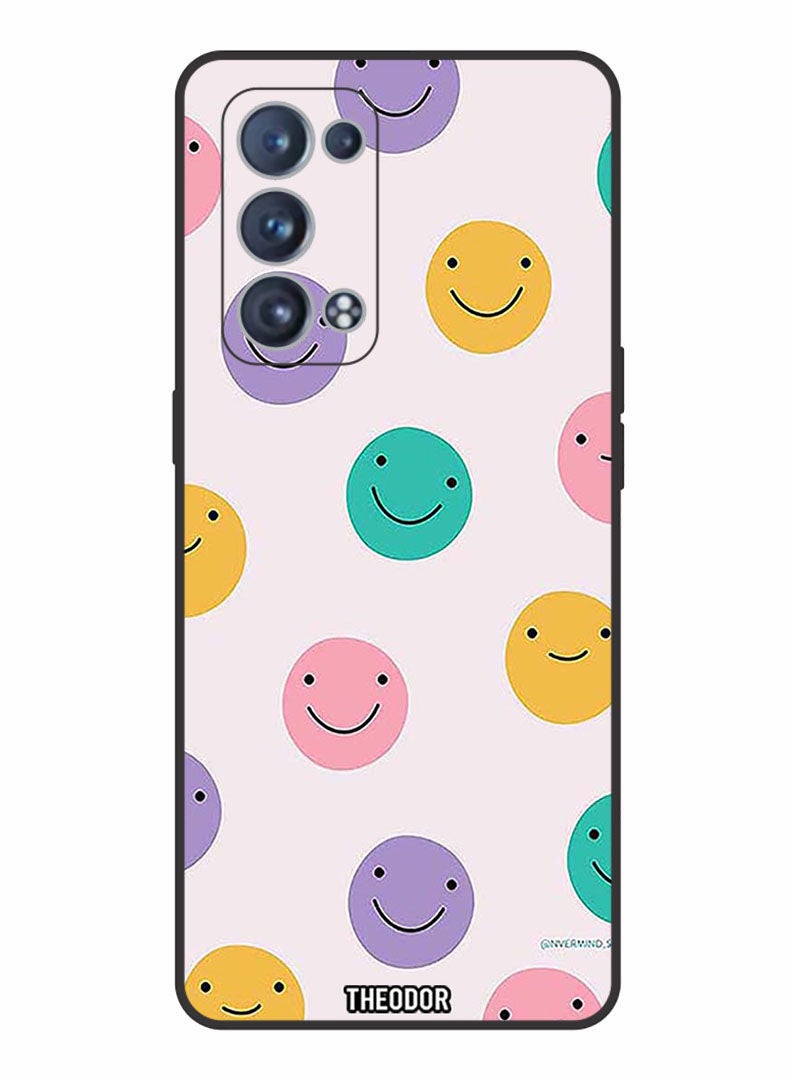 Theodor Protective Case Cover For OPPO RENO 6 PRO PLUS 5G  Smileys - Image 1