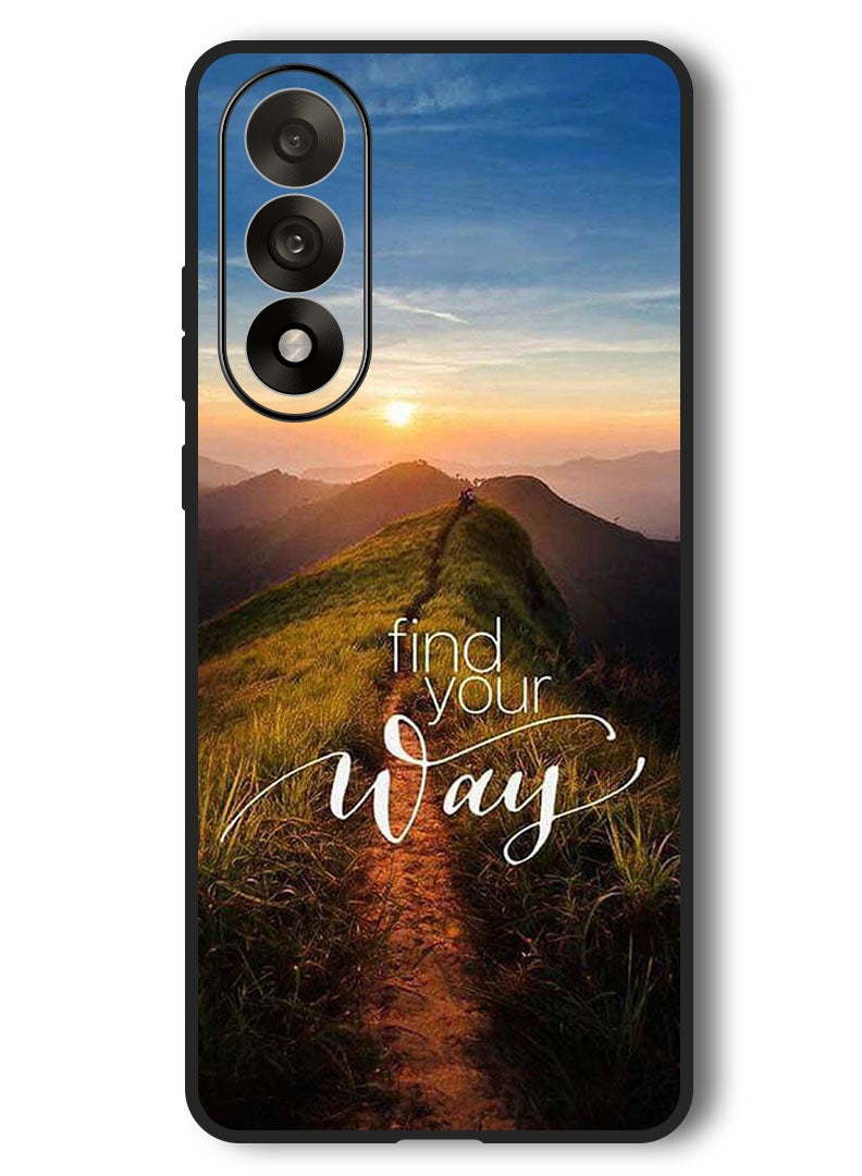 Theodor Case Compatible with OnePlus Nord 5 6.83 Inch Protection Shockproof Bumper Cover Find Your Way - Image 1