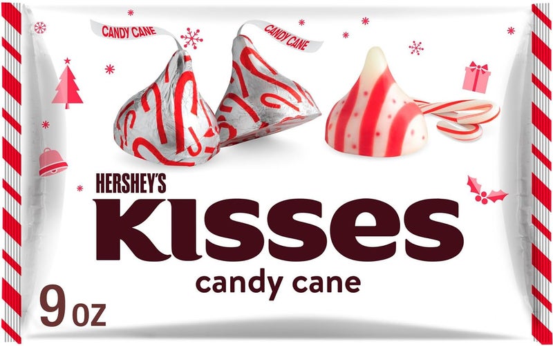 HERSHEY'S Kisses Candy Cane Flavor - 9 Oz - Image 1