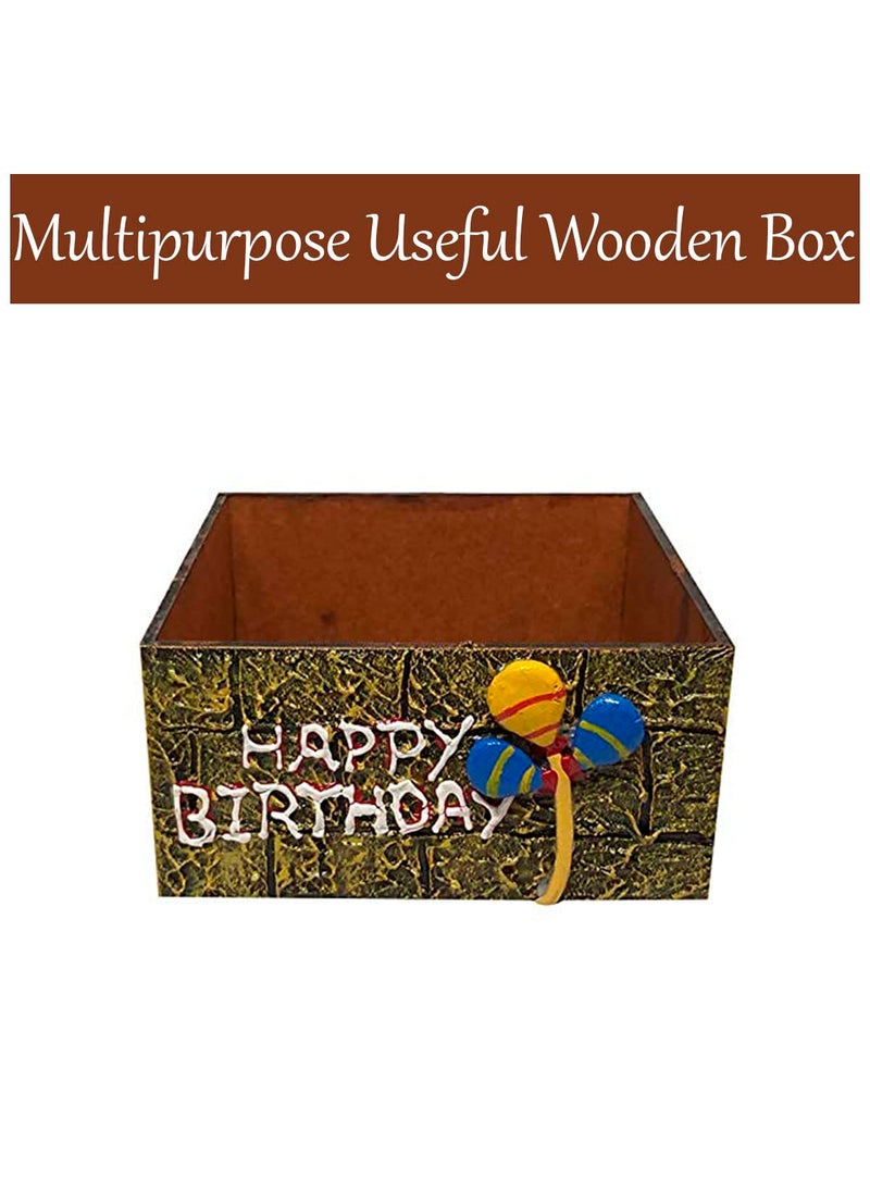 Saugat Traders Saugat Traders Birthday Gift for Men - Deodorant, Wooden Box, Greeting Card, Keychain with Parker Pen - Gift for Husband, Boyfriend, Fiance, Male Friend, Brother  - Image 4