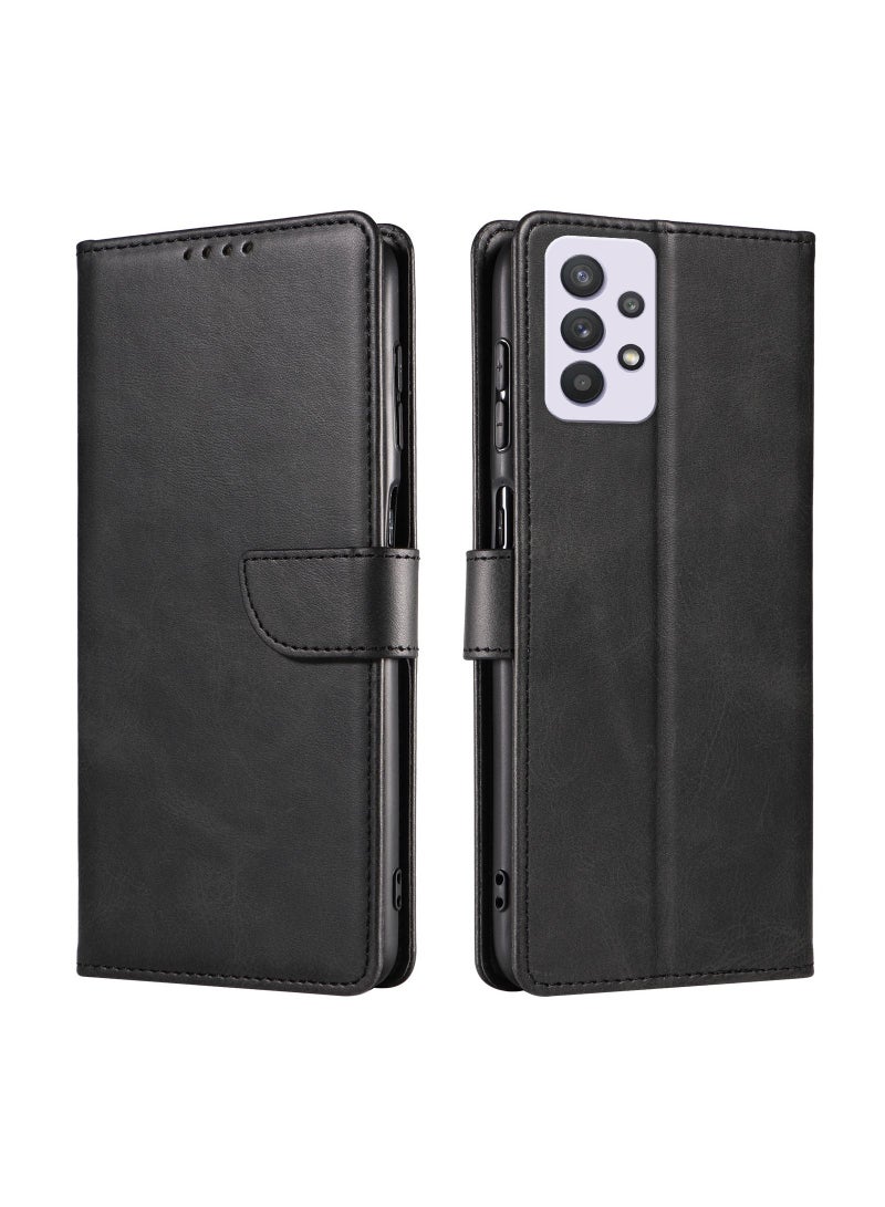 Suitable For Samsung Flip Solid Color Leather Case - Image 1