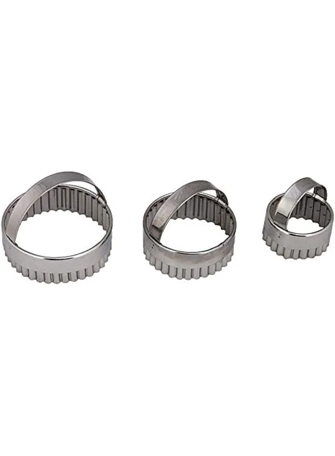 Prestige Prestige Biscuit Cutters With Handle, Silver PR8012, Stainless Steel