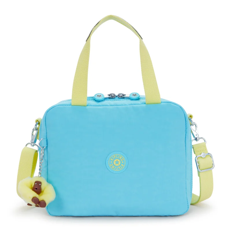 كيبلينغ Kipling  Miyo Splash Blue Large LunchBag with Trolley Sleeve 15381-3KR