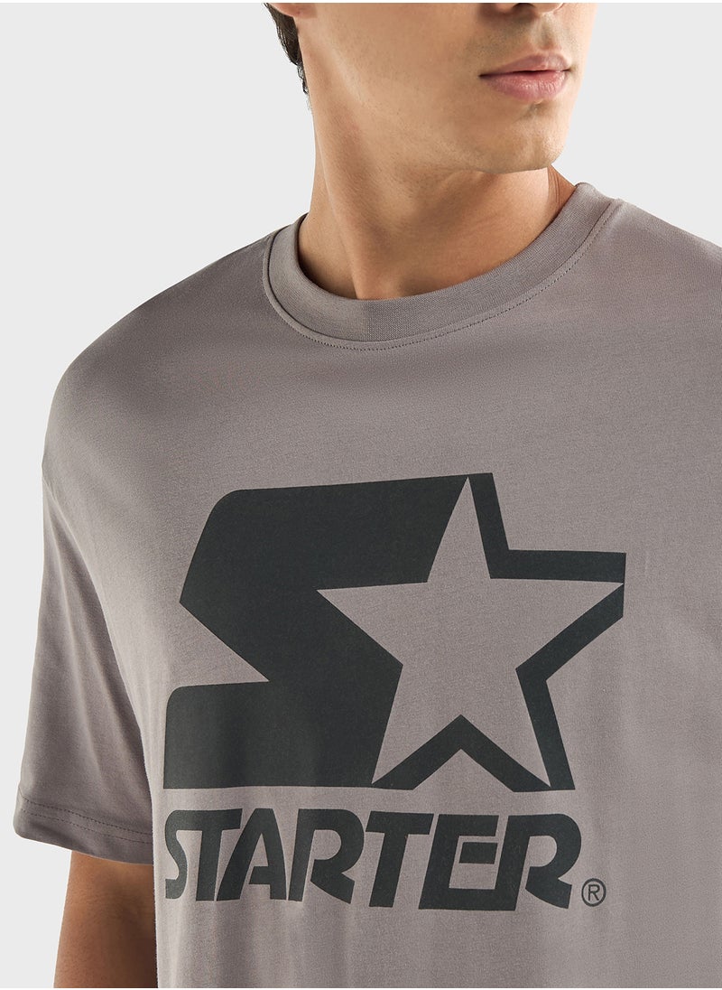 FAV Print Crew Neck T-Shirt  - Image 3