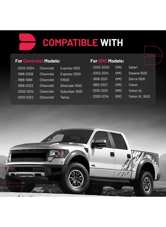 BDFHYK 6x139.5 Wheel Spacers 1 inch 6x5.5 Hubcentric, 6 Lug M14x1.5 Studs & 108mm Hub Bore, Compatible with Chevy Suburban Silverado Tahoe GMC Sierra 1500 Yukon Cadillac Escalade Ram 1500, Set of 4 - Image 4