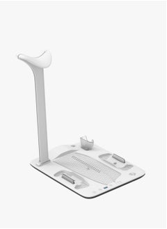 PS5 Slim stand with Magnetic Charger - White