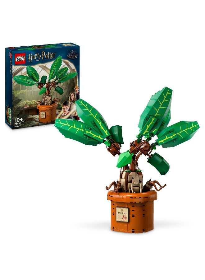 LEGO LEGO Harry Potter Mandrake Plant Toy, Magical Gift 76433 Building Toy Set (579 Pieces)  - Image 1