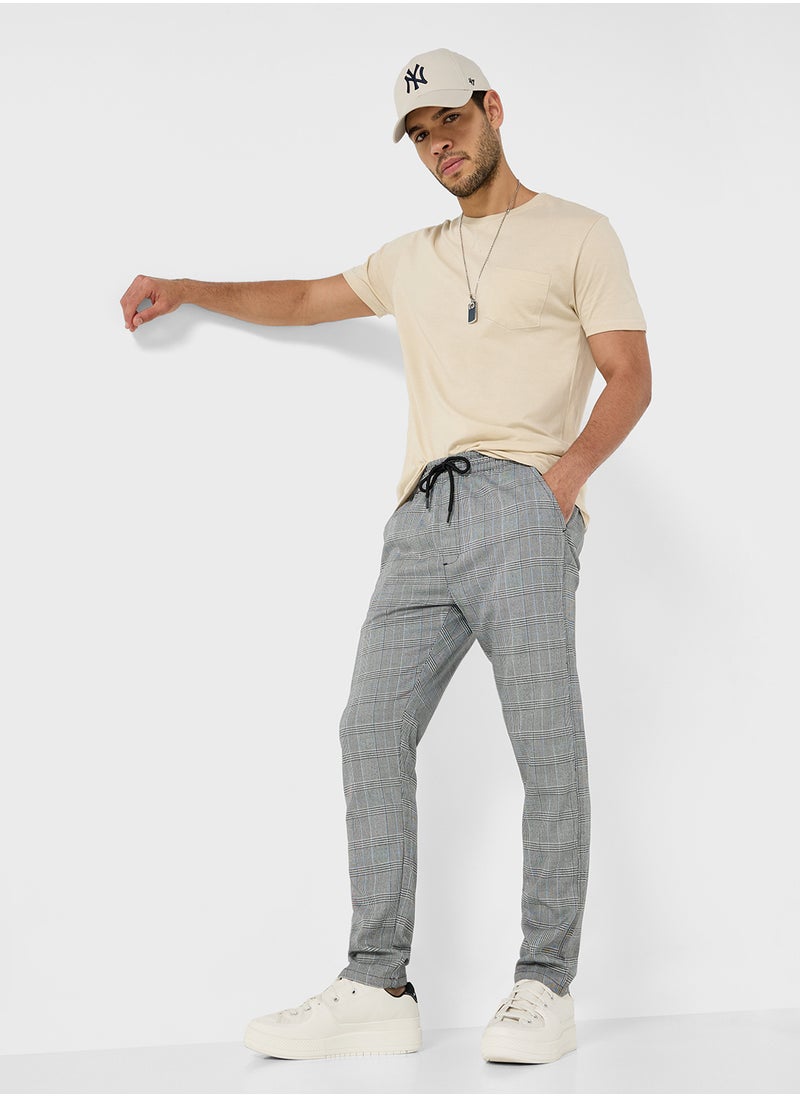 BRAVE SOUL Checked Pants  - Image 5
