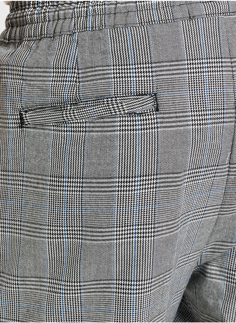 BRAVE SOUL Checked Pants  - Image 4