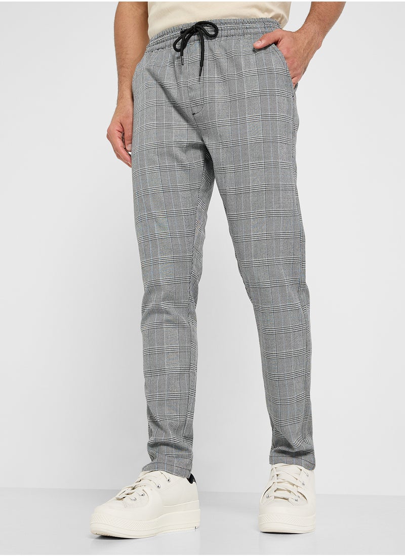 BRAVE SOUL Checked Pants  - Image 1