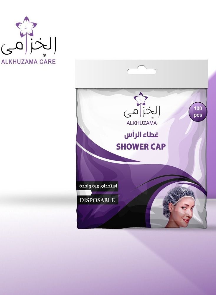 غطاء الرأس للإستخدام مرة واحدة من الخزامى شدة 100 قطعة أبيض