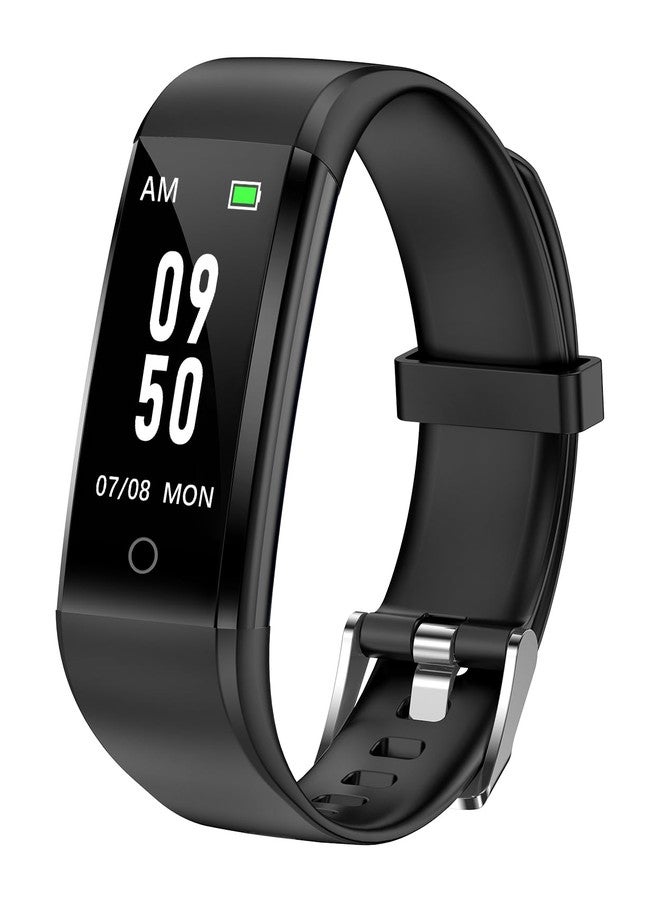 GRV No Bluetooth Pedometer Watch Fitness Tracker No Phone Needed, Step Counter Calories/Sleep Tracker for Walking Running for Men Women Waterproof (Black) - Image 1