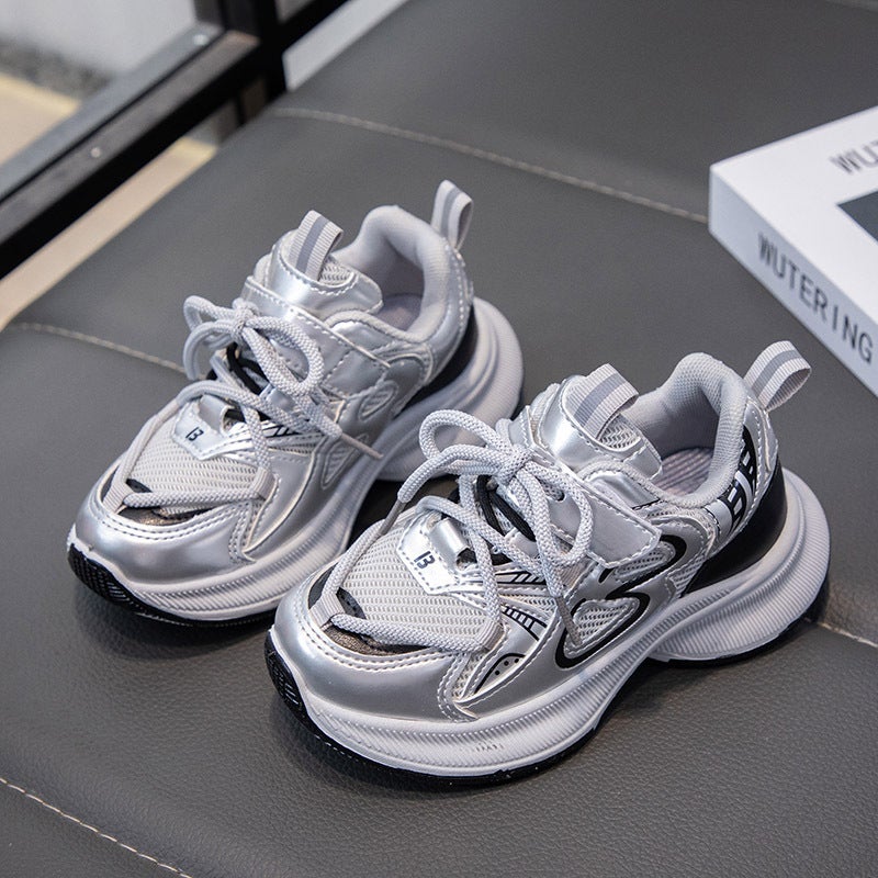 Girls Shoes Children'S Mesh Sneaker 2025 New Student Non-Slip Running Shoes Boys Soft Sole Casual Shoes - Image 3