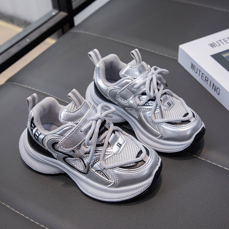 Girls Shoes Children'S Mesh Sneaker 2025 New Student Non-Slip Running Shoes Boys Soft Sole Casual Shoes - Image 1