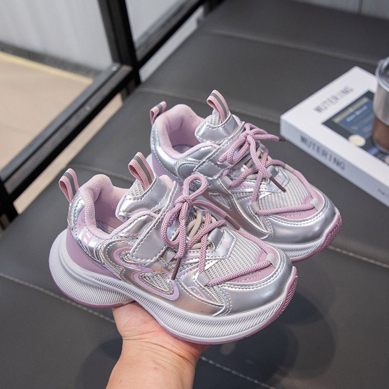 Girls Shoes Children'S Mesh Sneaker 2025 New Student Non-Slip Running Shoes Boys Soft Sole Casual Shoes - Image 5