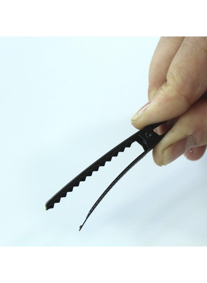 All In One Ll In One Diy Hair Clip Kit: Black Assorted Size Flat Single Prong Metal Alligator Clip 35Mm 46Mm 60Mm (30Pcs) - Image 4