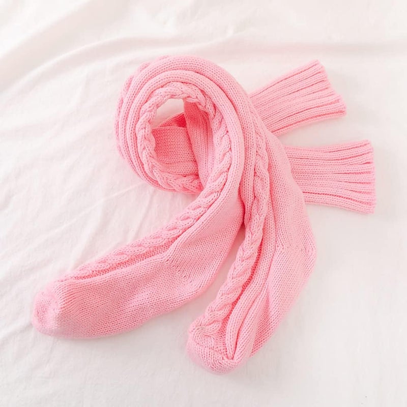 Pcavin Women's Thigh High Socks Over the Knee Cable Knit Boot Socks, Long Warm Fashion Leg Warmers Winter - Image 4