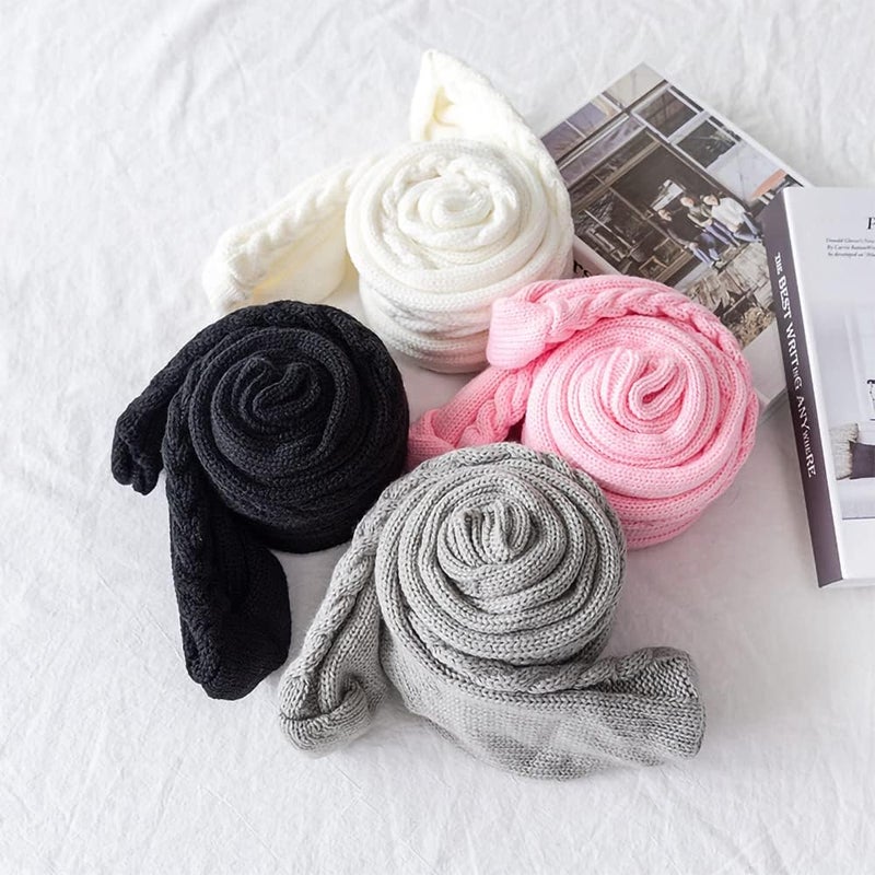 Pcavin Women's Thigh High Socks Over the Knee Cable Knit Boot Socks, Long Warm Fashion Leg Warmers Winter - Image 3