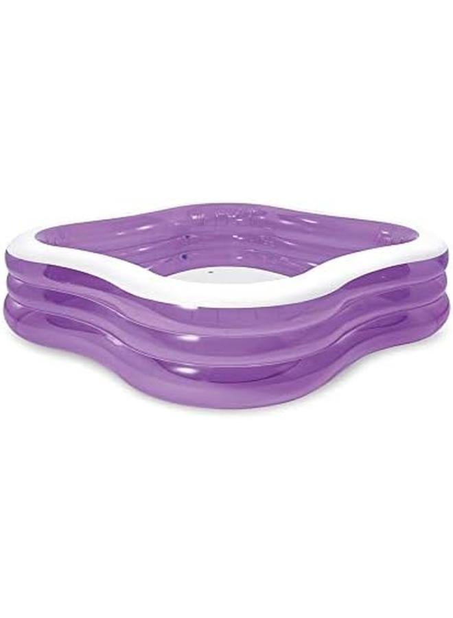 INTEX Beach Wave Swim Center Swimming Pool Blue White 90 Inch X 22 Inch Size 8" 57495Ep - Image 2