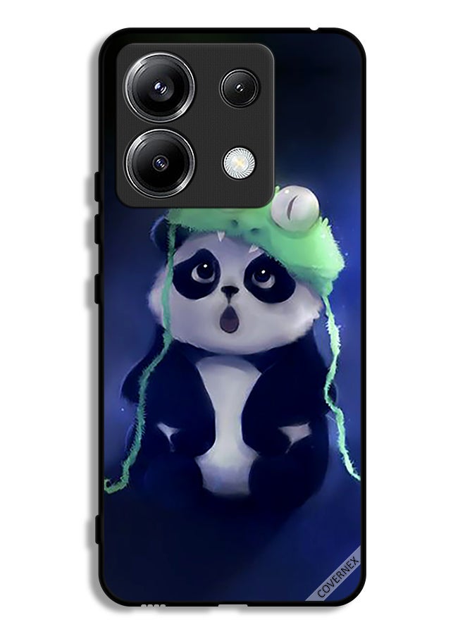Covernex Xiaomi Redmi Note 13 Pro 5G Protective Case Cover Panda In Cap - Image 1