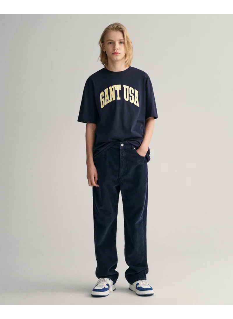 GANT Gant Teen Boys Loose Fit Corduroy Pants