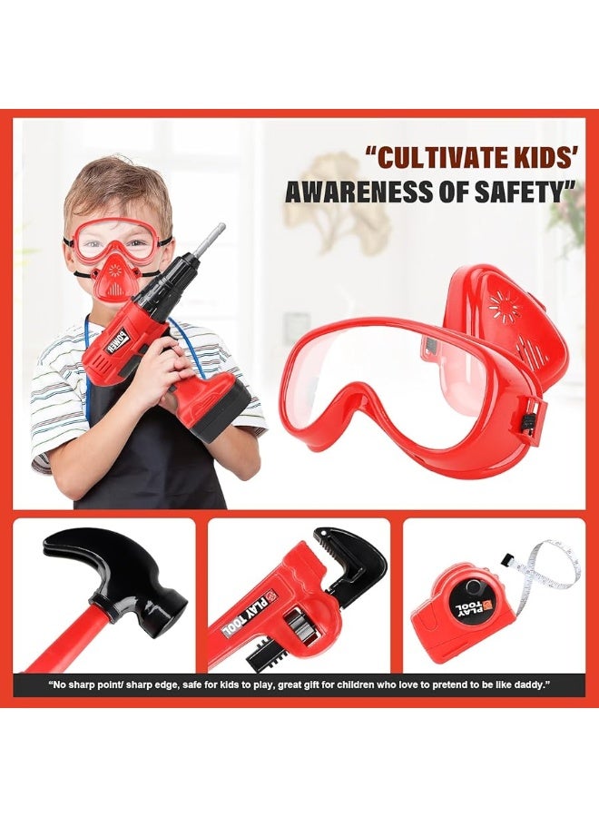 STEAM Life STEAM Life Kids Tool Set for Boys with Power Toy Drill, Toddler Tool Set, Kids Tape Measure, Toy Tools for Kids, Kids Tool Box, Toy Hammer, Play Tool Set for Toddlers 3-5 - Image 3