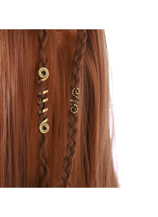 FRDTLUTHW - FRDTLUTHW Gold Snake Hair Jewelry for Braids, Halloween Hair Decoration, Dreadlock Accessories for Women(pack of 6) - Image 1