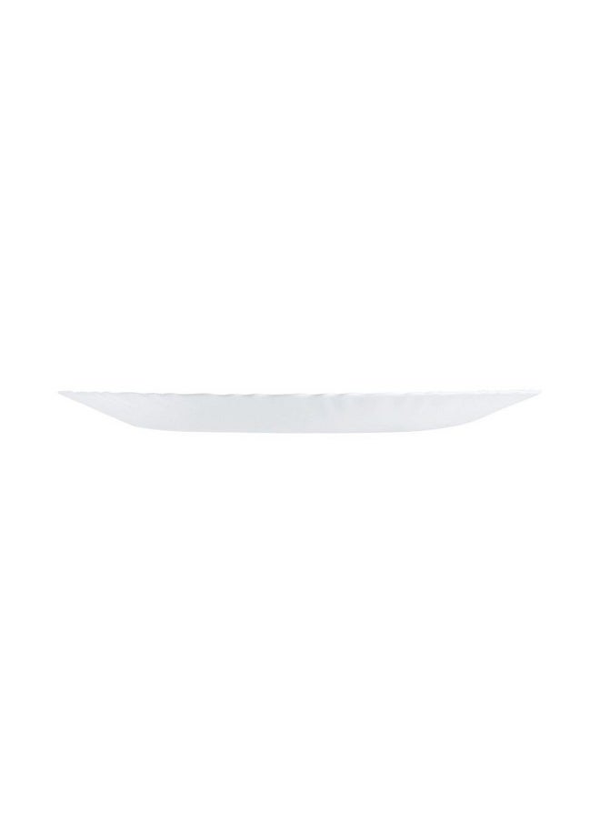 Luminarc Luminarc Feston Opalware Dinner Plate, 10.6 Inch, Set of 6, White, Large  - Image 2
