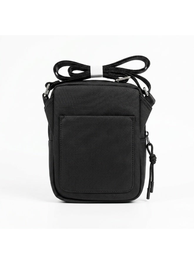 Lacoste Men's Vertical Black Crossbody Bag with Debossed Logo - Image 3