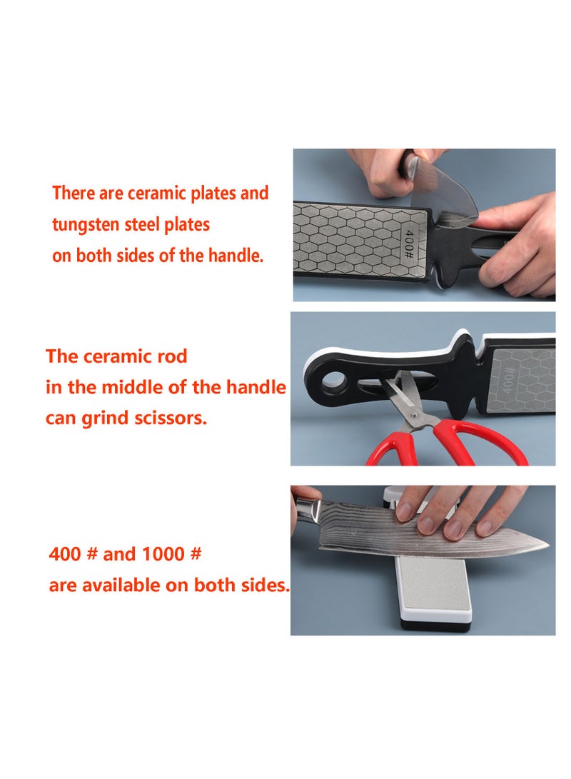 Double-Sided Diamond Sharpening Stone Honeycomb Surface Plate with Handle Lifting Hole for Kitchen Sharpen Tools  - Image 3