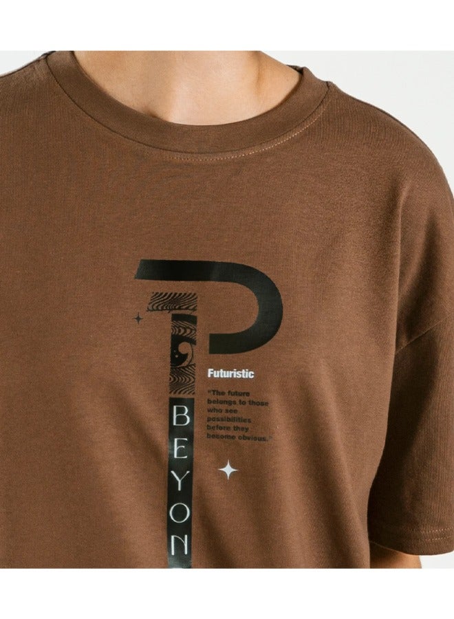 Primina Oversized Women T-Shirt -Futuristic - Image 3