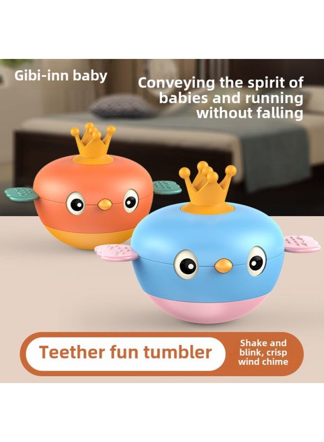 Beiying Children's Tumbler Hand Drumming Puzzle Early Education 0-3 Year Old Baby Toy Music Baby Drumming-Color:Cute Monkey-pink (window Box)  - Image 3
