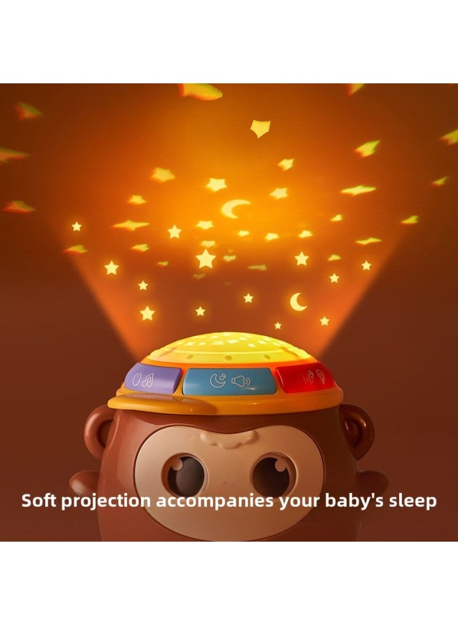 Beiying Children's Tumbler Hand Drumming Puzzle Early Education 0-3 Year Old Baby Toy Music Baby Drumming-Color:Cute Monkey-pink (window Box)  - Image 5