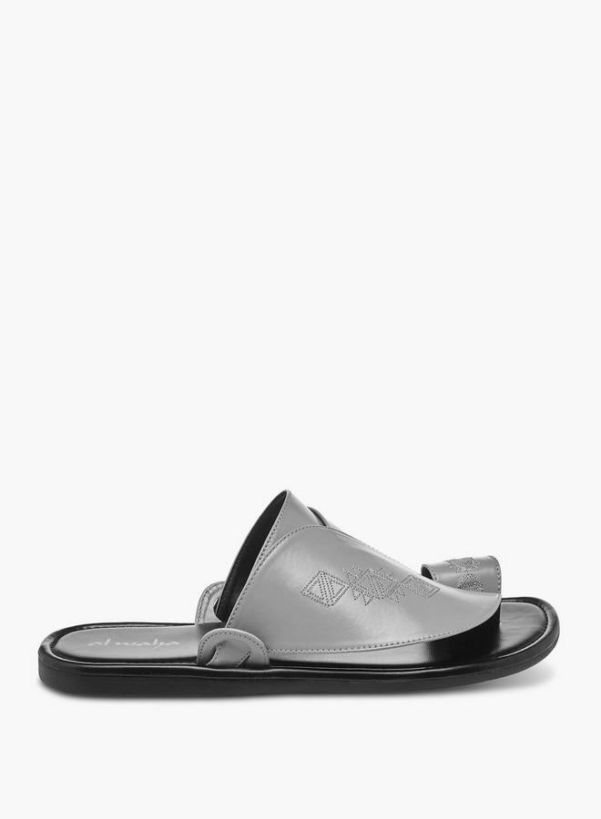 Al Waha صنادل عربية مطرزة للرجال - Image 3