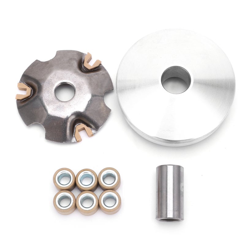 Variator Drive Wheel Complete Variator Assembly for GY6 50cc 80cc 139QMA 139QMB Scooter - High Quality Aluminum Alloy and ABS Replacement - Easy Installation Variator Set for Scooter - Image 1
