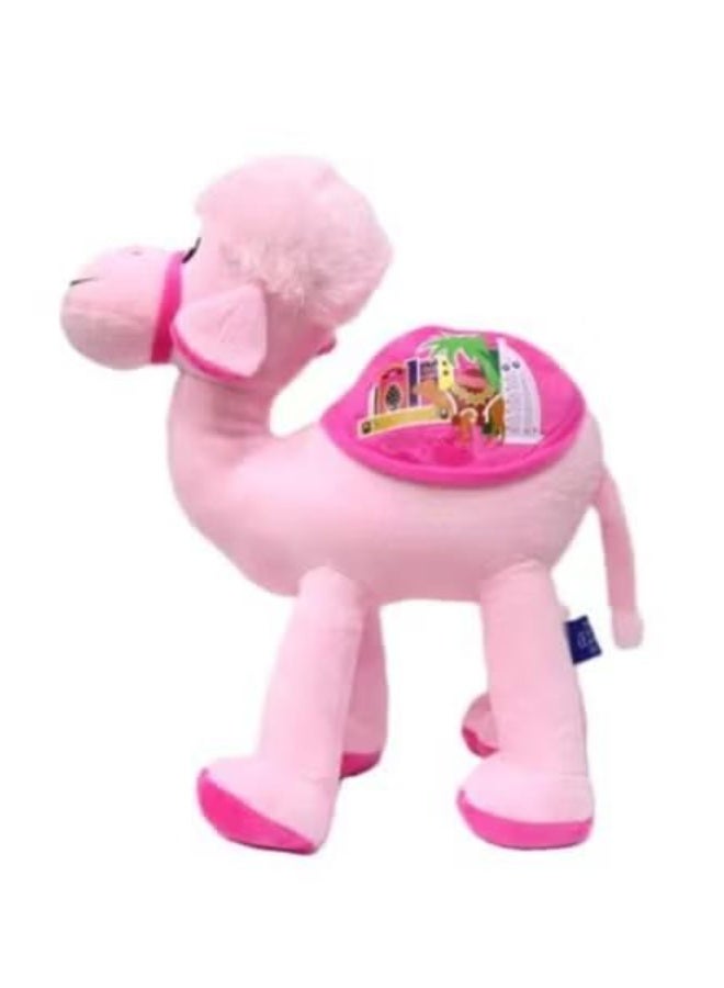 Dubai Camel Stuffed Animals Plush Dubai UAE Souvenir Symbol of Arabic Culture Cute Cuddly Soft Toy Teddy Bear for Children Boys Girls Birthday Valentine Party Return Gift Beige - Multicolour - Image 3